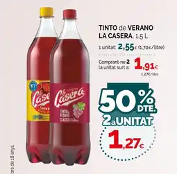 Condis LA CASERA Tinto de verano oferta