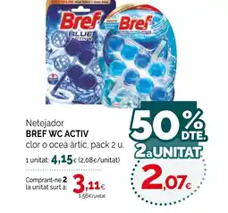 Condis BREF WC ACTIV Netejador clor o oceà àrtic, oferta