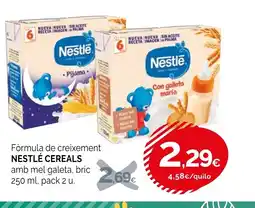 Condis NESTLÉ CEREALS Fórmula de creixement amb mel galeta oferta