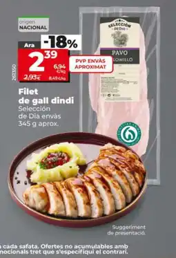 Maxi Dia SELECCIÓN DE DIA Filet de gall dindi oferta