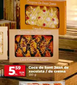 Maxi Dia Coca de Sant Joan de 10,16 xocolata / de crema oferta