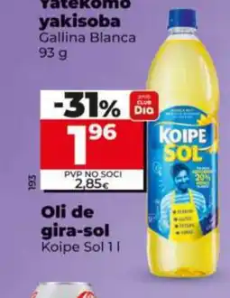 Maxi Dia KOIPESOL Oli de gira-sol oferta