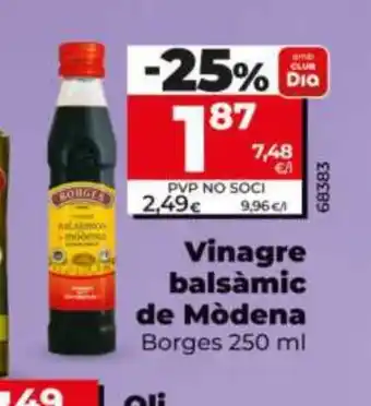 Maxi Dia BORGES Vinagre balsàmic de Modena oferta