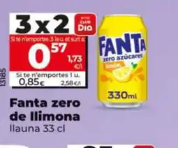 Maxi Dia FANTA zero de llimona llauna oferta