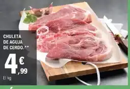 E.Leclerc Chuleta de aguja de cerdo oferta