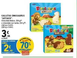 E.Leclerc ARTIACH Galletas dinosaurus oferta