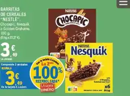 E.Leclerc NESTLÉ Barritas de cereales oferta