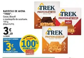 E.Leclerc TREK Barritas de avena oferta
