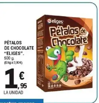 E.Leclerc ELIGES Pétalos de chocolate oferta