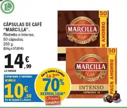 E.Leclerc MARCILLA Cápsulas de café oferta