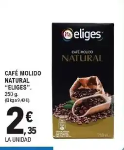 E.Leclerc ELIGES Café molido natural oferta