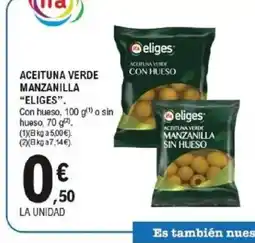 E.Leclerc ELIGES Aceituna verde manzanilla oferta