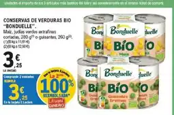 E.Leclerc BONDUELLE Conservas de verduras bio oferta