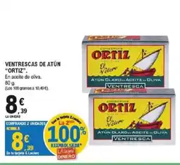 E.Leclerc ORTIZ Ventrescas de atún oferta