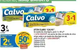 E.Leclerc CALVO Atún claro oferta