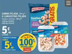 E.Leclerc Gamba pelada o langostino pelado oferta