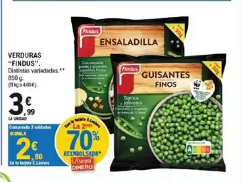 E.Leclerc FINDUS Verduras oferta