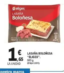 E.Leclerc ELIGES Lasaña boloñesa oferta