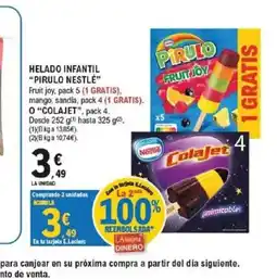 E.Leclerc PIRULO NESTLÉ Helado infantil oferta