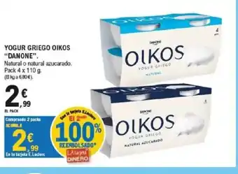E.Leclerc DANONE Yogur griego oikos oferta