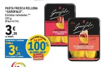 E.Leclerc GAROFALO Pasta fresca rellena oferta