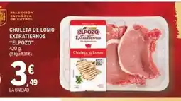 E.Leclerc ELPOZO Chuleta de lomo extratiernos oferta