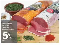 E.Leclerc CAYSAN Lomo extra de cerdo oferta