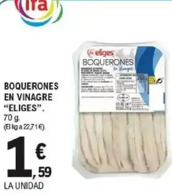 E.Leclerc ELIGES Boquerones en vinagre oferta