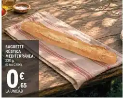 E.Leclerc Baguette rústica mediterránea oferta