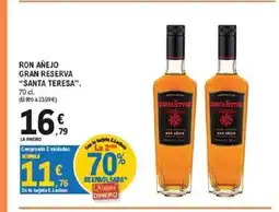 E.Leclerc SANTA TERESA Ron añejo gran reserva oferta