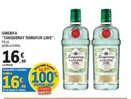 E.Leclerc TANQUERAY RANGPUR LIME Ginebra oferta