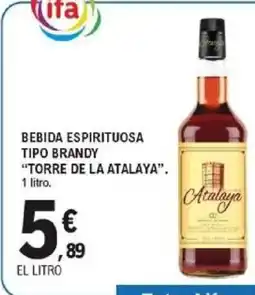 E.Leclerc TORRE DE LA ATALAYA Bebida espirituosa tipo brandy oferta