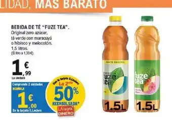 E.Leclerc FUZE TEA Bebida de té oferta