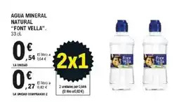 E.Leclerc FONT VELLA Agua mineral agua mineral natural oferta