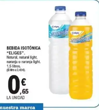 E.Leclerc ELIGES Bebida isotónica oferta
