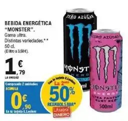 E.Leclerc MONSTER Bebida energética oferta