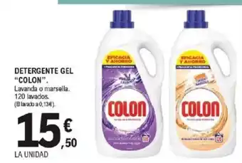 E.Leclerc COLON Detergente gel oferta