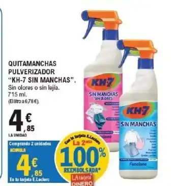 E.Leclerc KH-7 Quitamanchas pulverizador oferta