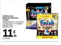 E.Leclerc FINISH Lavavajillas máquina cápsulas oferta