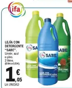 E.Leclerc SABE Lejía con detergente oferta