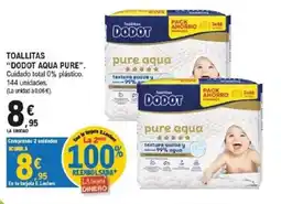 E.Leclerc DODOT Toallitas aqua pure oferta