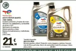 E.Leclerc TOTALENERGIES Aceite motor quartz oferta