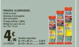 E.Leclerc Parasol aluminizado oferta