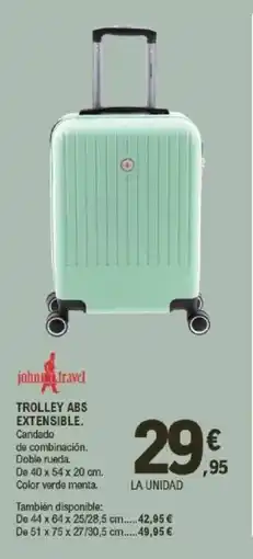 E.Leclerc Trolley abs extensible oferta