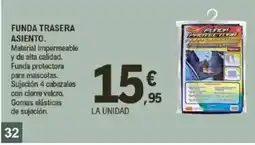 E.Leclerc Funda trasera asiento oferta