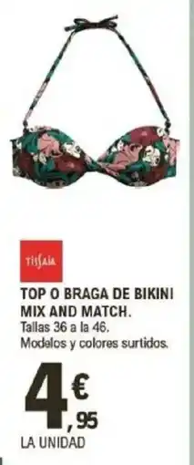 E.Leclerc Top o braga de bikini mix and match oferta