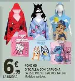 E.Leclerc Poncho o toalla con capucha oferta