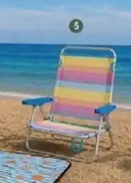 E.Leclerc Sillón de playa plegable de 5 posiciones oferta