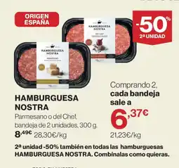 Supercor NOSTRA Hamburguesa oferta