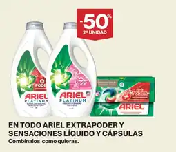Supercor En todo ariel extrapoder y sensaciones líquido y cápsula oferta